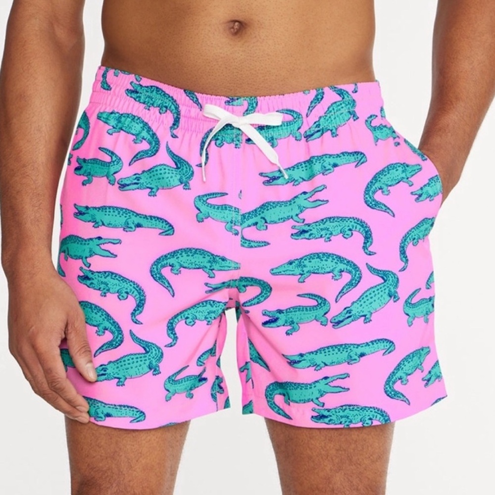 Chubbies Alligator Swim Trunks Size M 5.5” NWOT